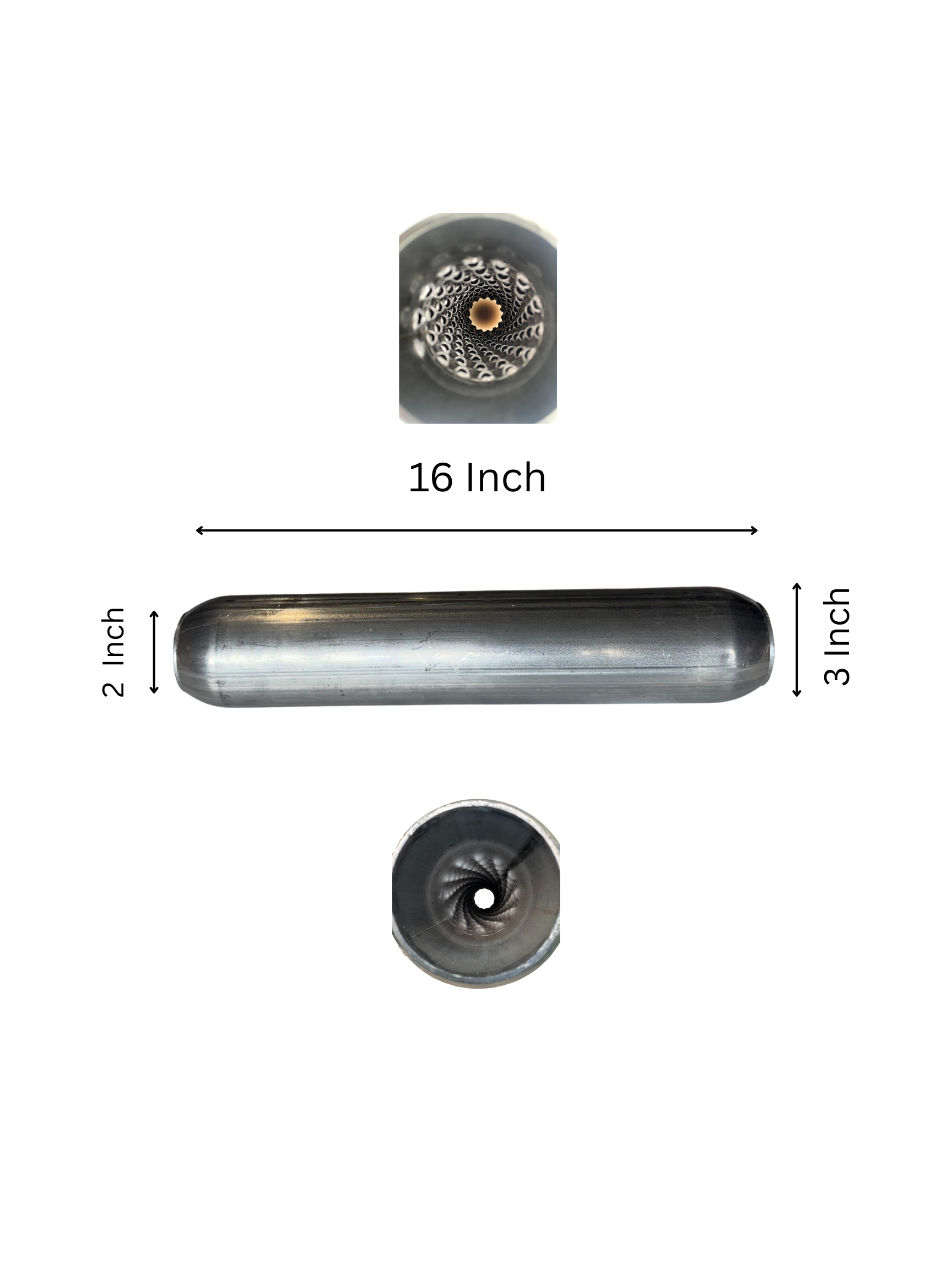 Sonic Boom Aluminized Resonator  16 Inch Long