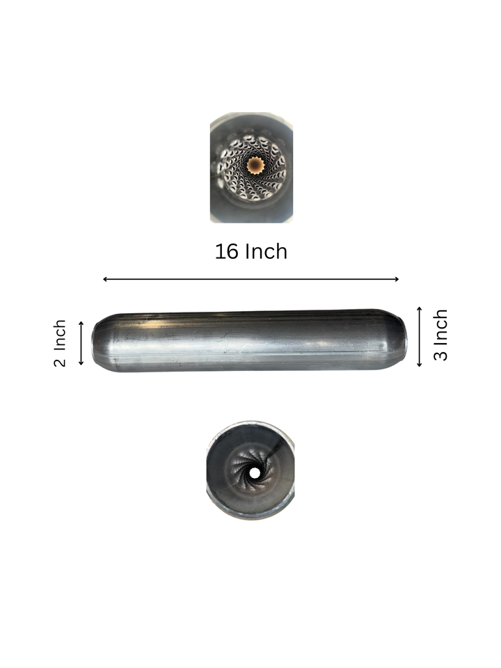 Sonic Boom Aluminized Resonator  16 Inch Long