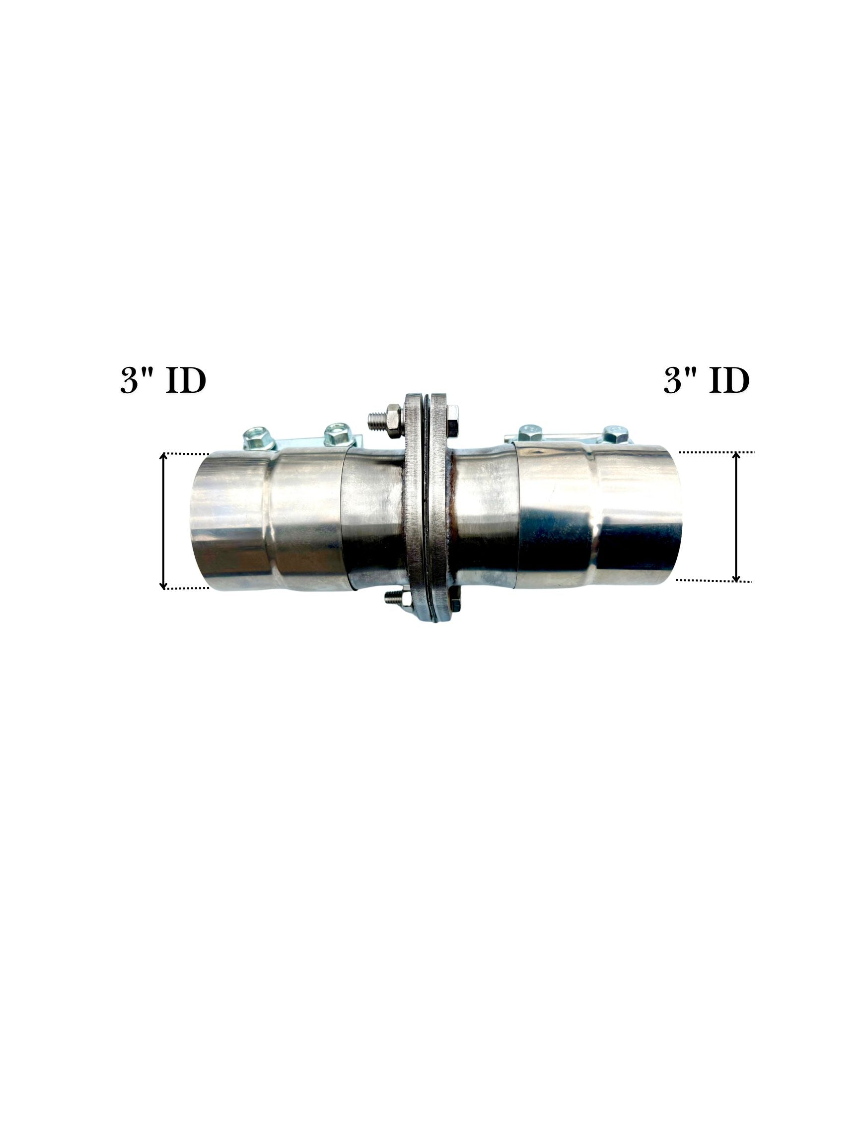 Universal Stainless Steel Exhaust Flange Pipe Repair Kit –  3 Inch  IN/OUT