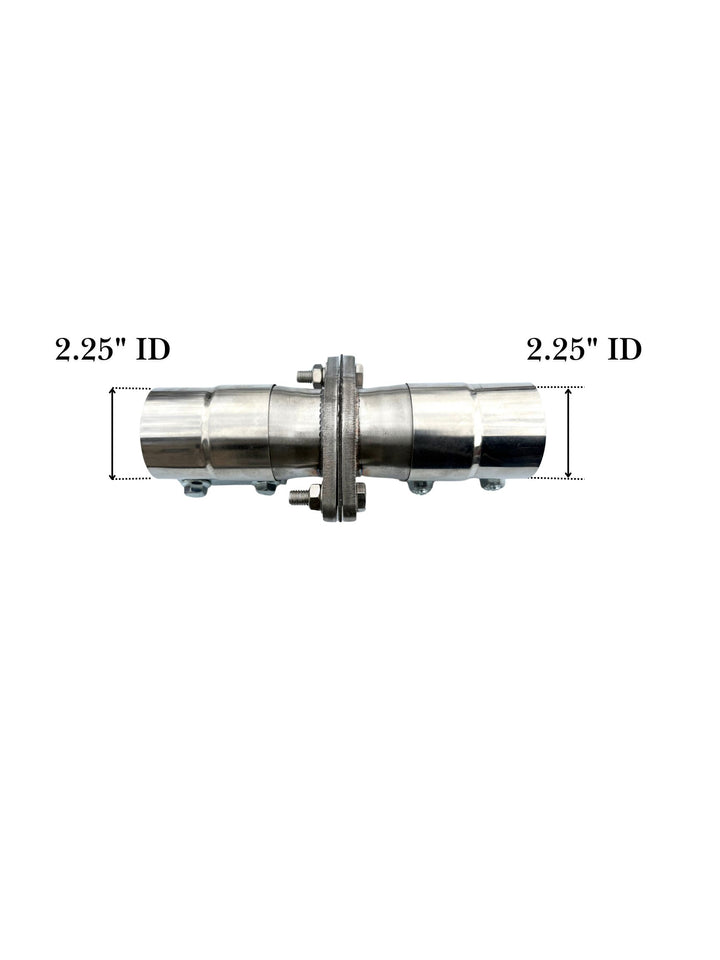 Universal Stainless Steel Exhaust Flange Pipe Repair Kit –  2.25 Inch  IN/OUT