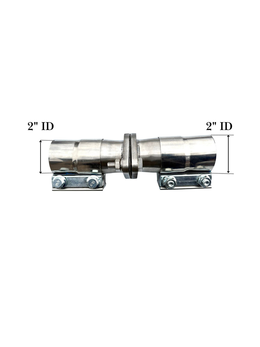 Universal Stainless Steel Exhaust Flange Pipe Repair Kit –  2 Inch  IN/OUT
