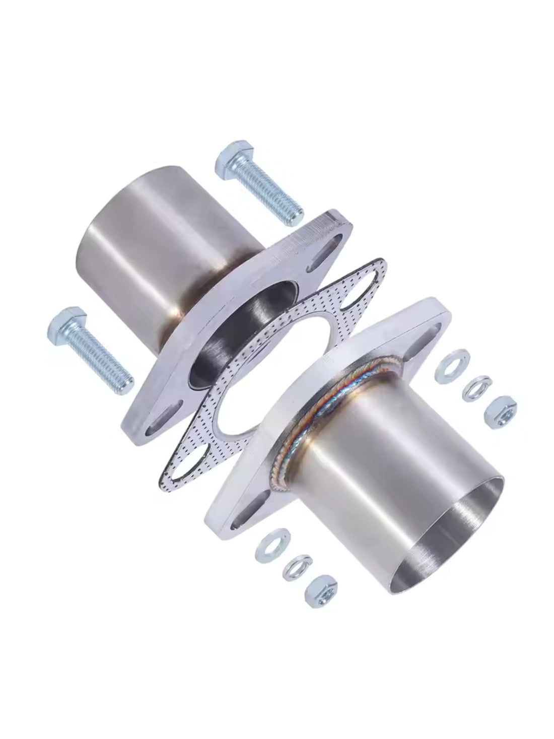 Universal Stainless Steel Exhaust Flange Pipe Repair Kit –  2 Inch  IN/OUT