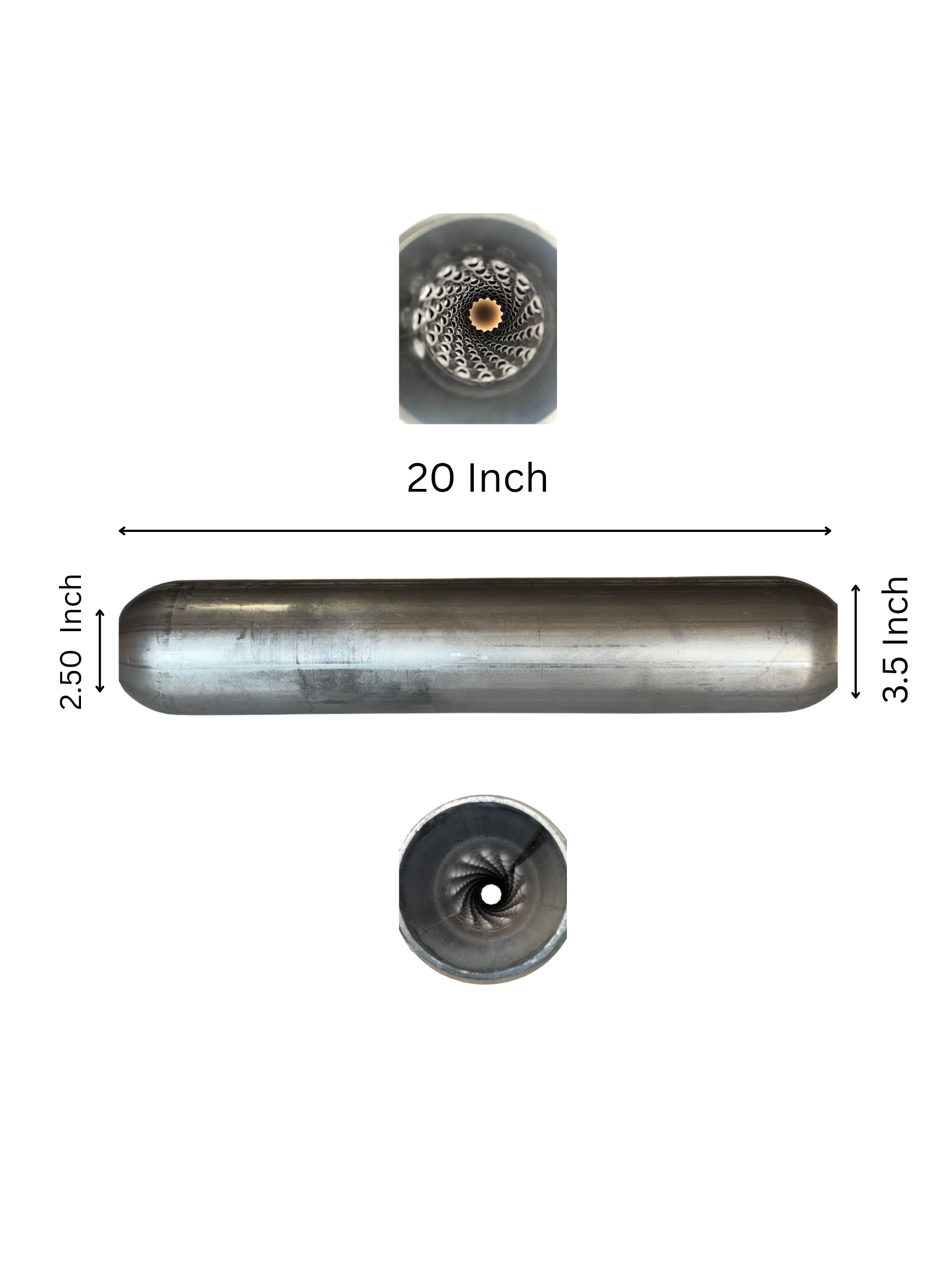 Sonic Boom Aluminized Resonator  20  Inch Long