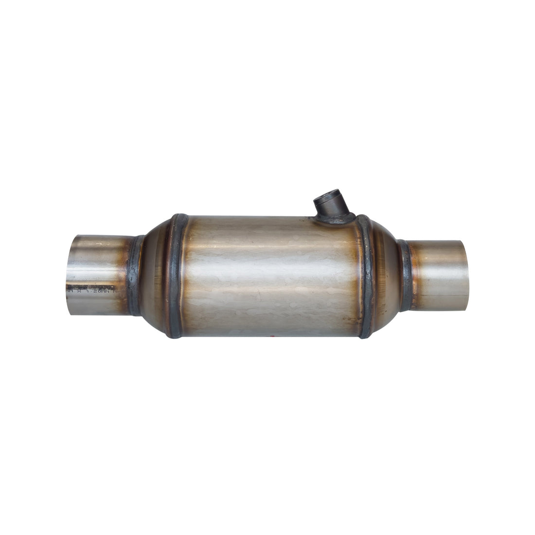 Exhaust Auto Catalytic Converter 10 Inch Long with Angle O2 image 0