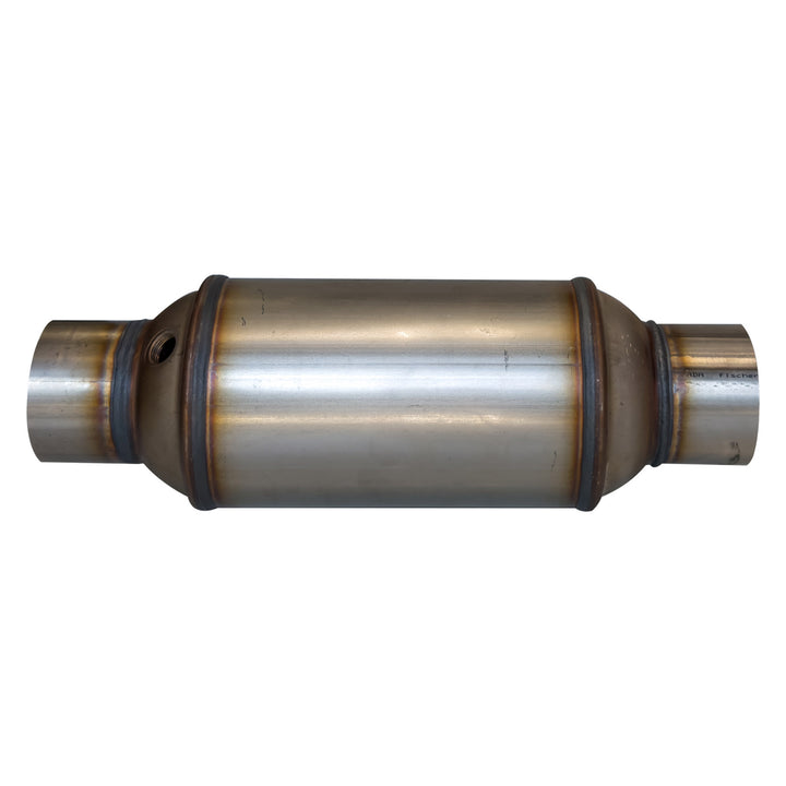 Exhaust Auto High Flow Catalytic Converter 16 Inch Long With End O2 Port image 0