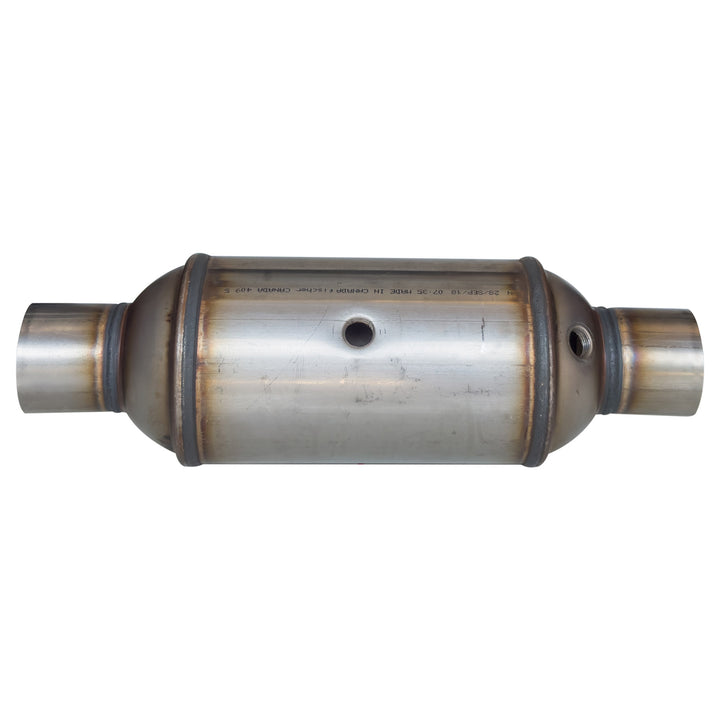 Exhaust Auto High Flow Catalytic Converter 16 Inch Long With Centre & End O2 Port image 0